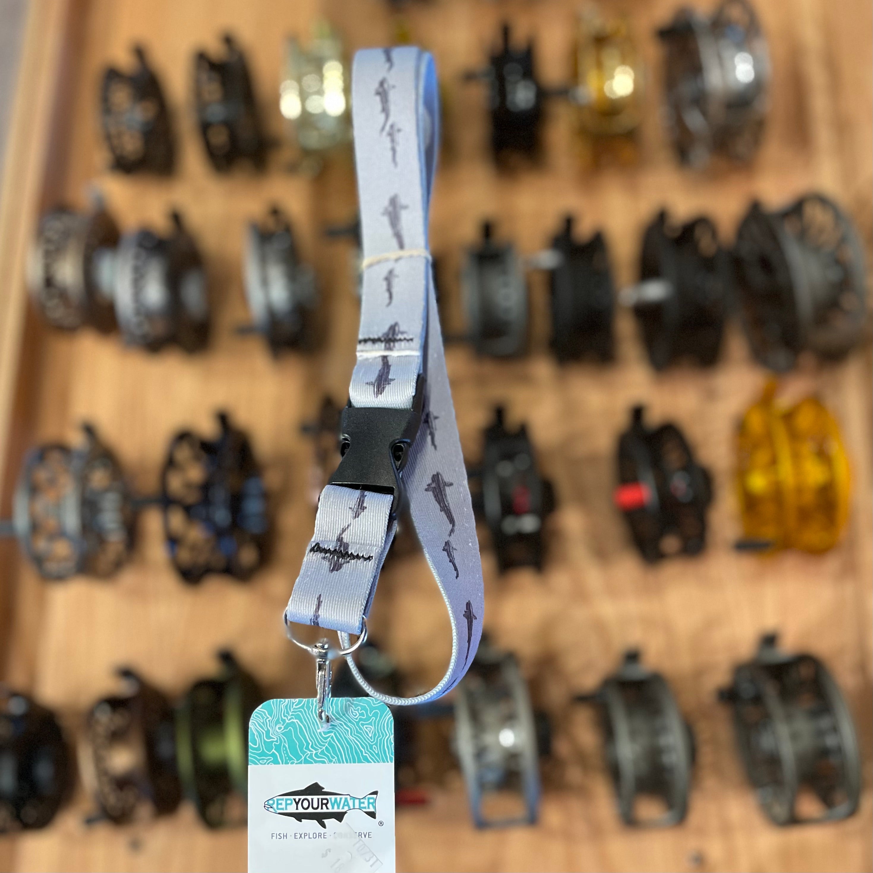 Rep Your Water Trout Country Lanyard