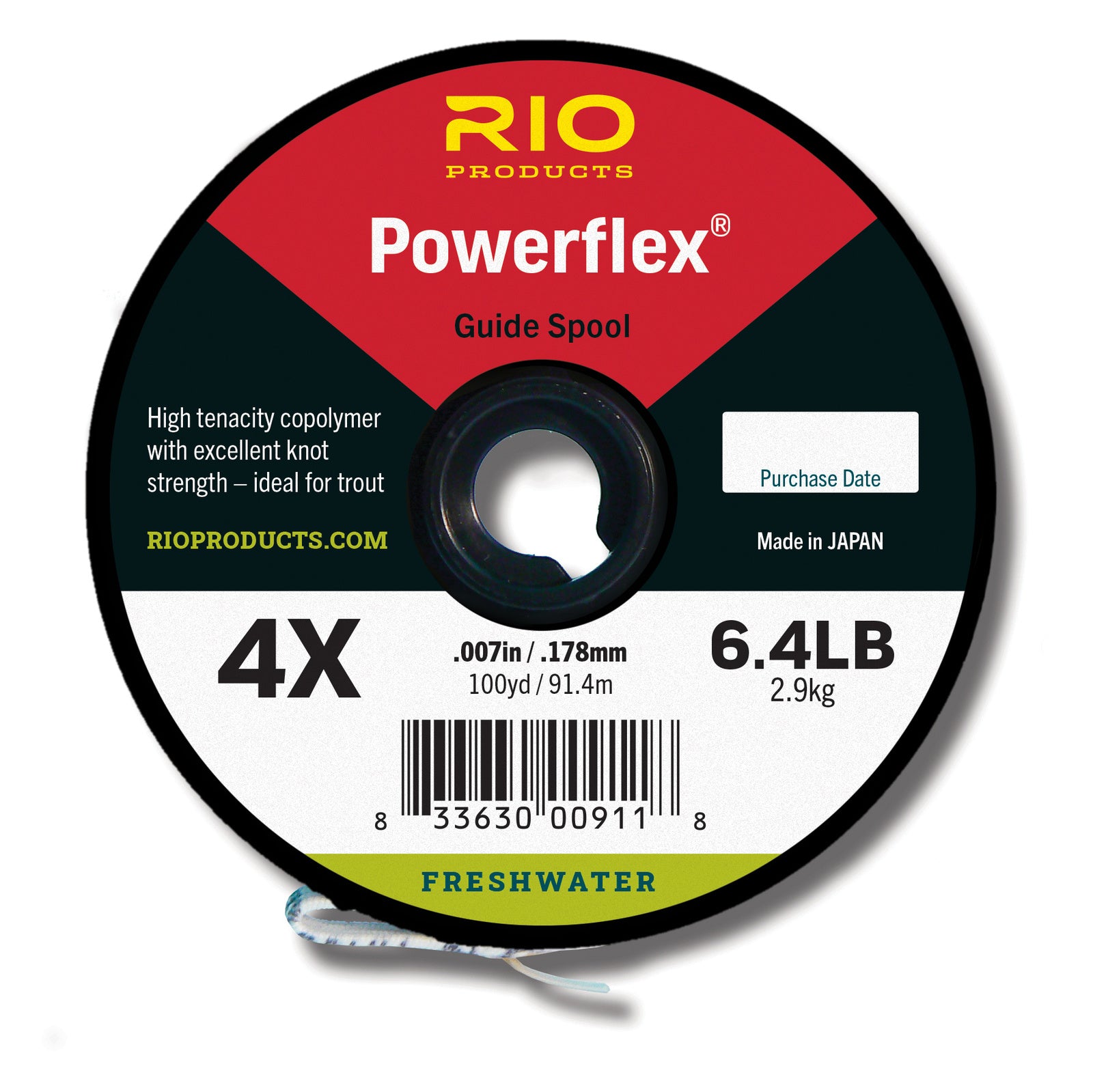RIO Powerflex Tippet Guide Spool - 100yd