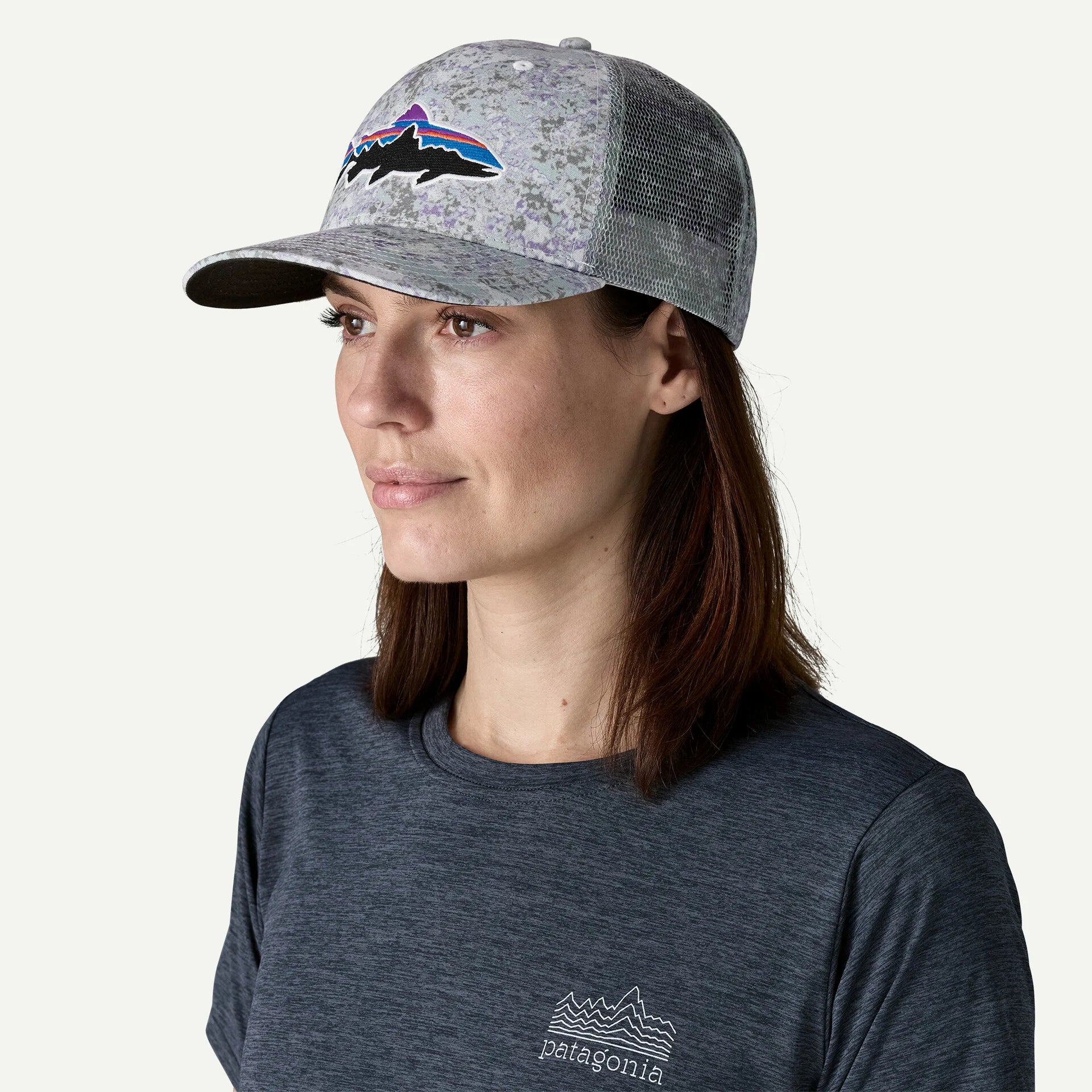 Patagonia Trout Trucker Hat - Basin Green