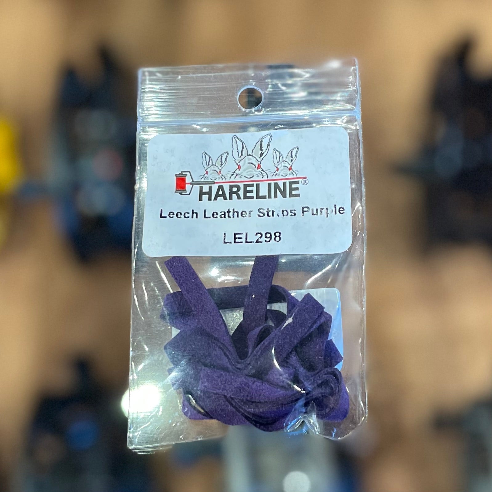 Hareline Leech Leather Strips