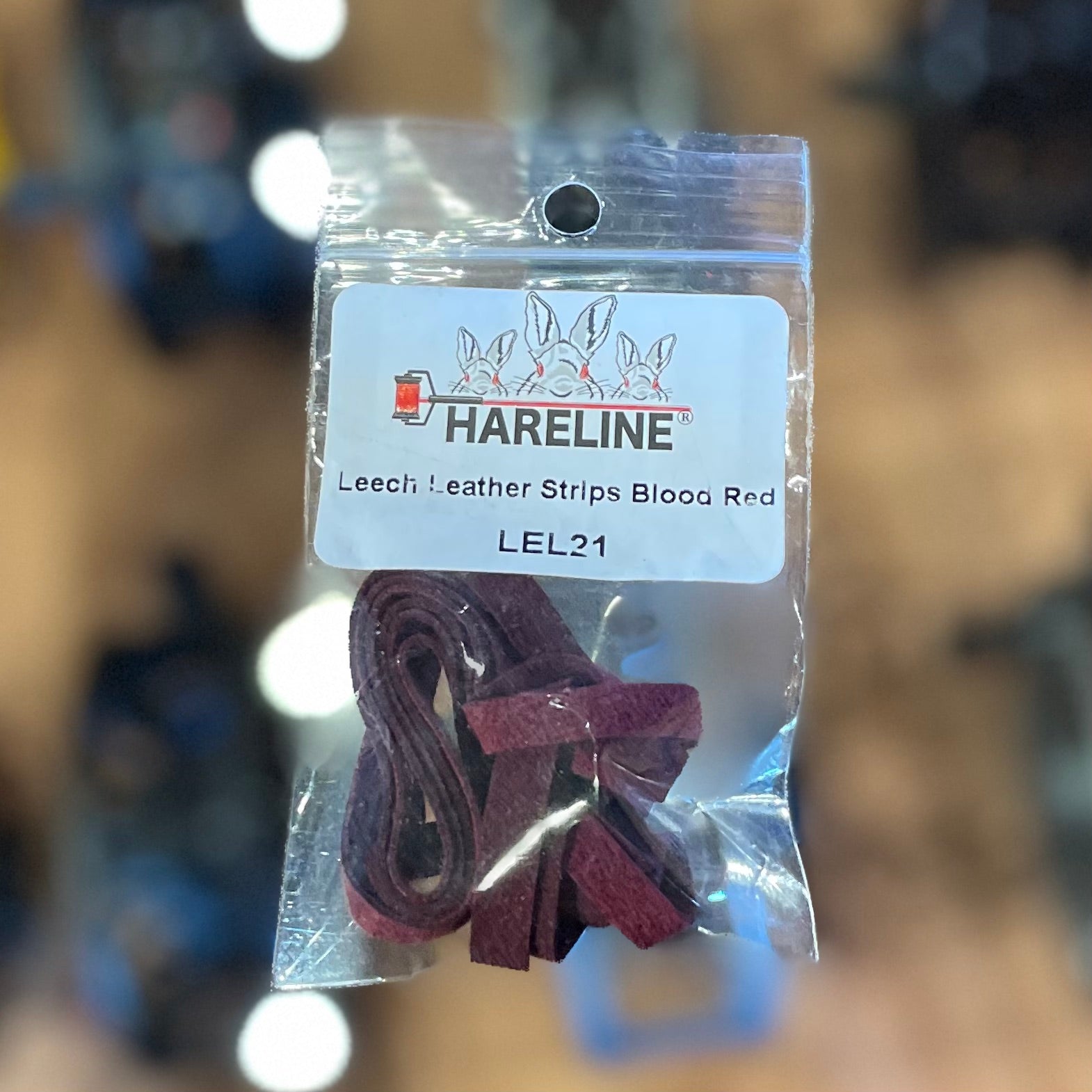 Hareline Leech Leather Strips