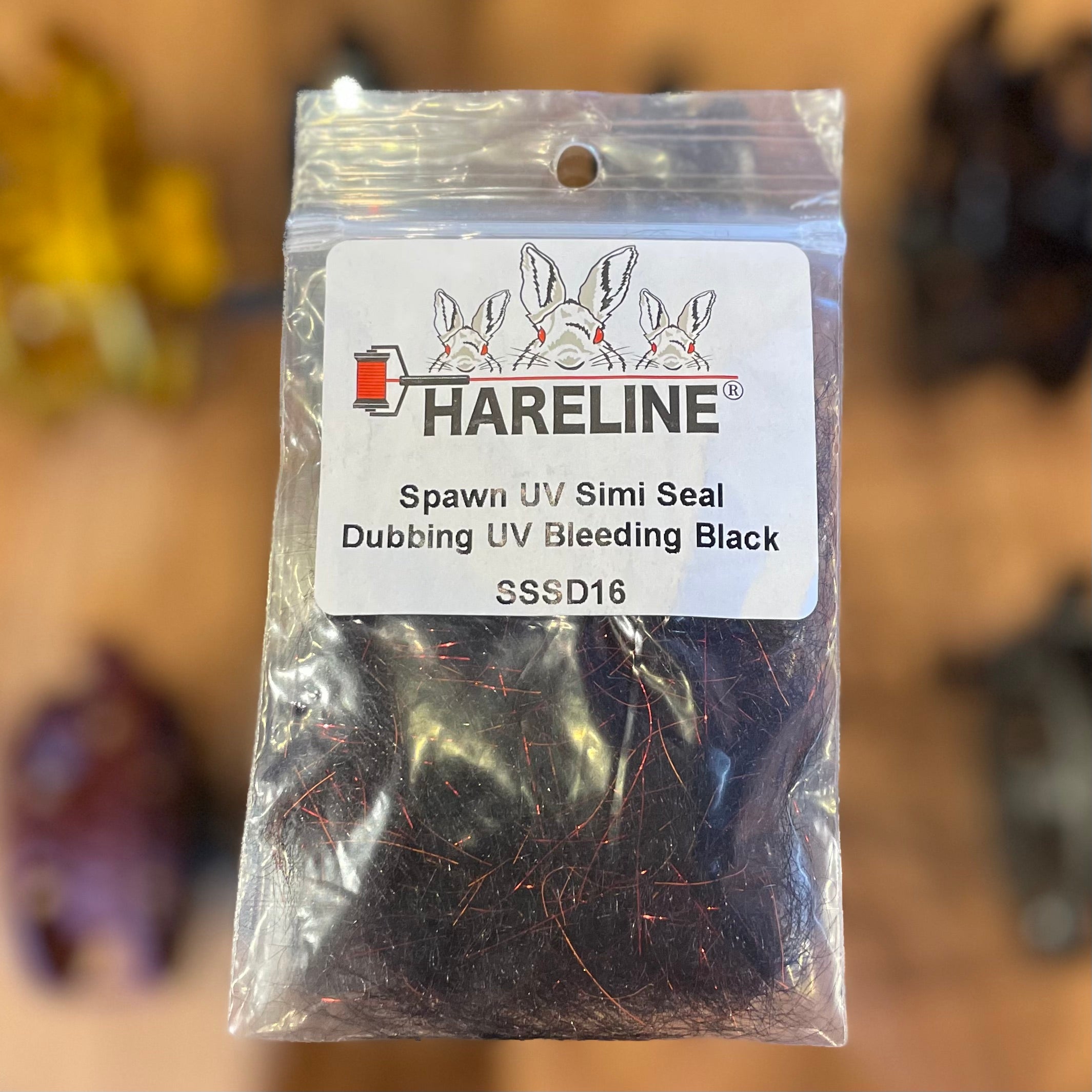 Hareline Spawn UV Simi Seal Dubbing
