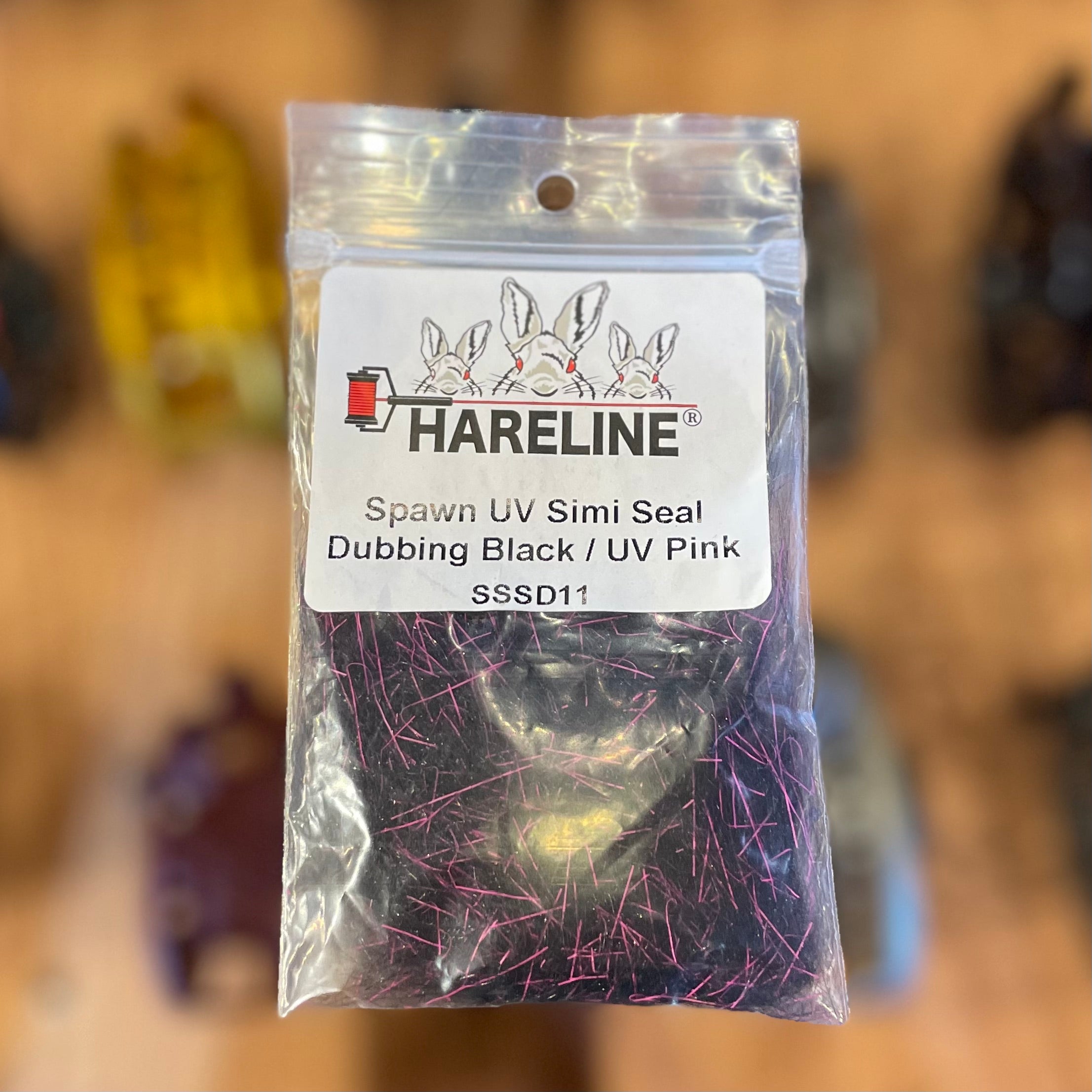 Hareline Spawn UV Simi Seal Dubbing