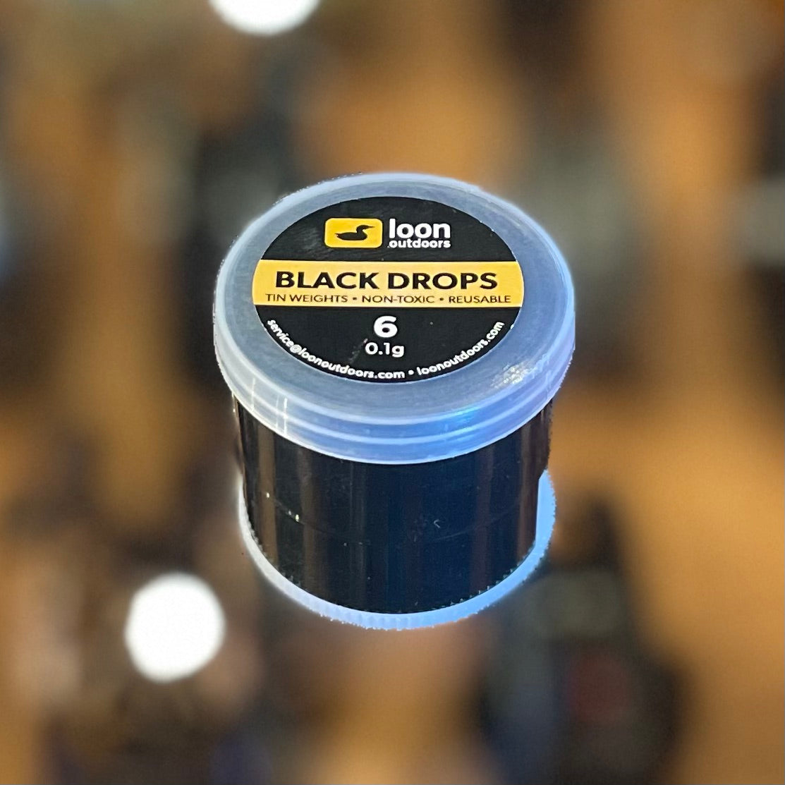 Loon Outdoors Black Drops Split Shot