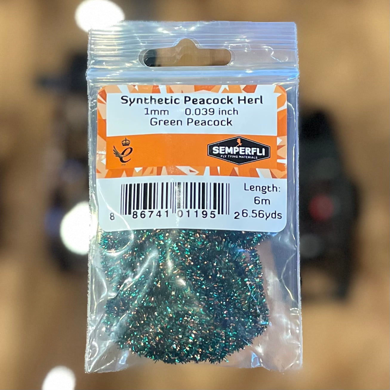 Semperfli Synthetic Peacock Herl 1mm Micro