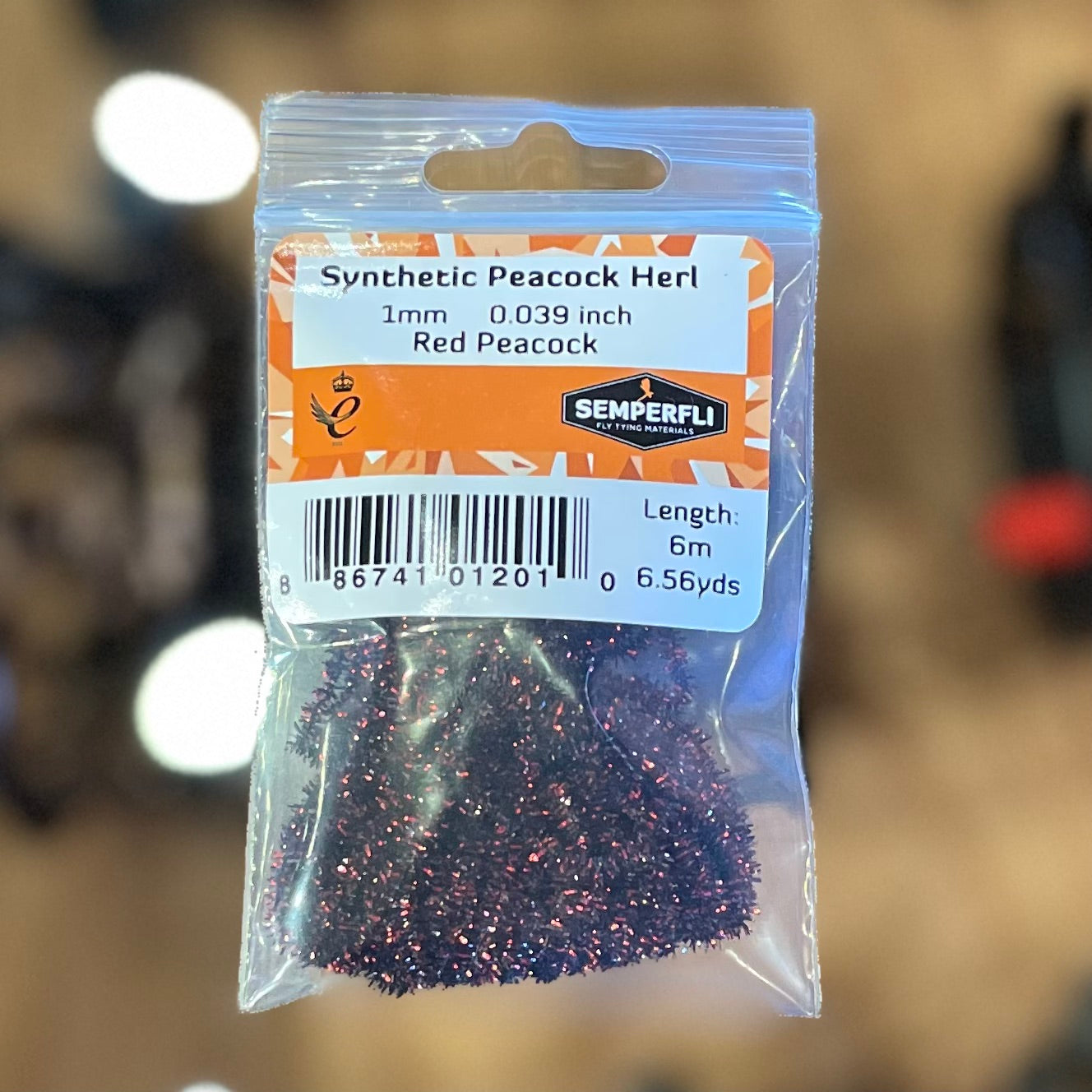 Semperfli Synthetic Peacock Herl 1mm Micro