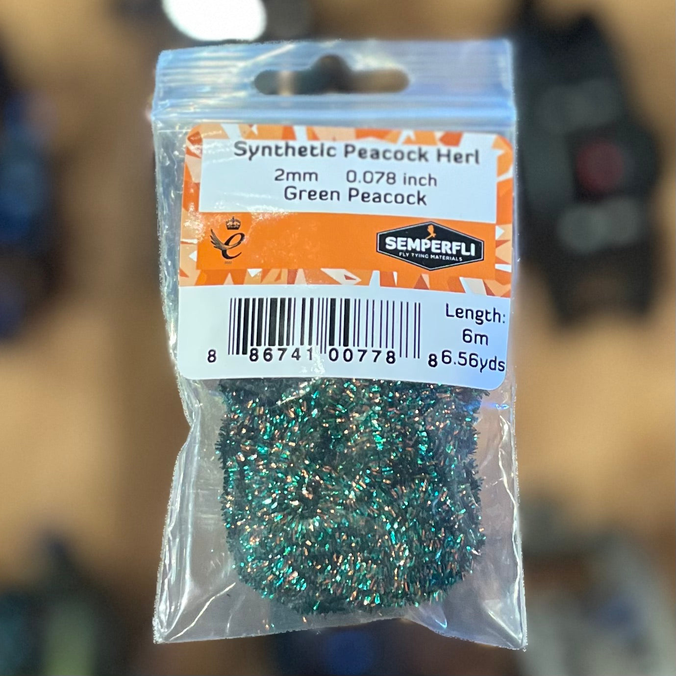 Semperfli Synthetic Peacock Herl 2mm Extra Small