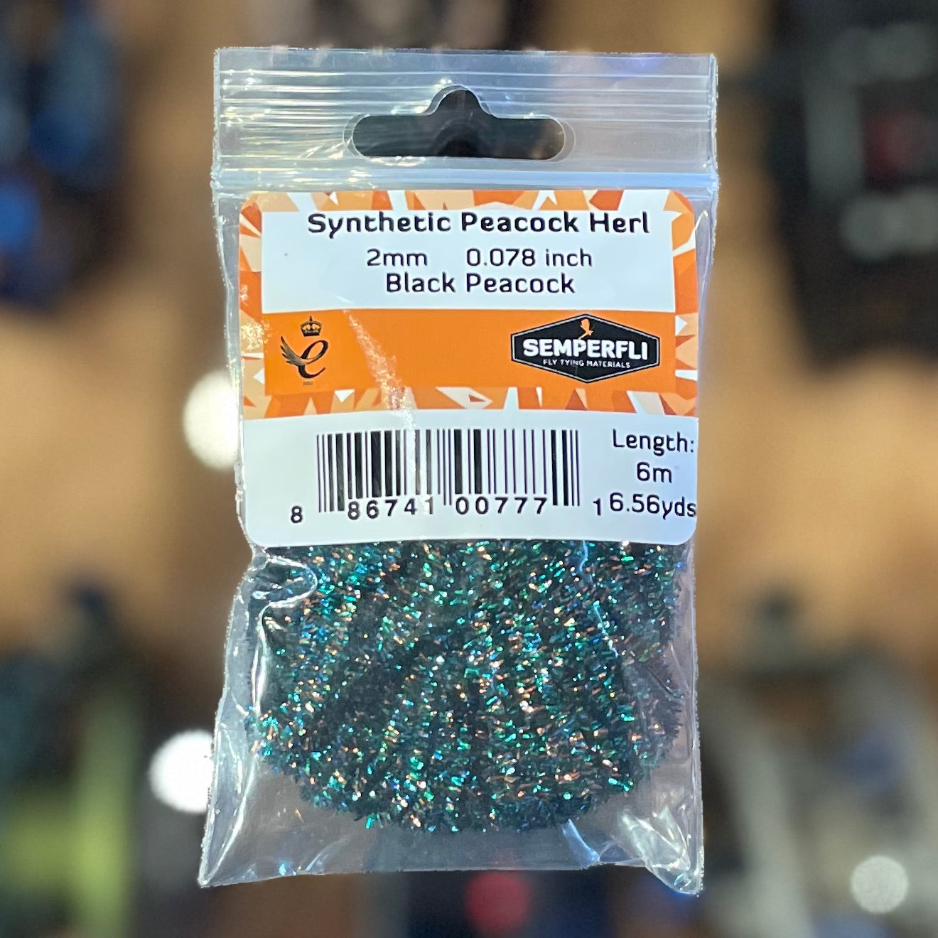 Semperfli Synthetic Peacock Herl 2mm Extra Small