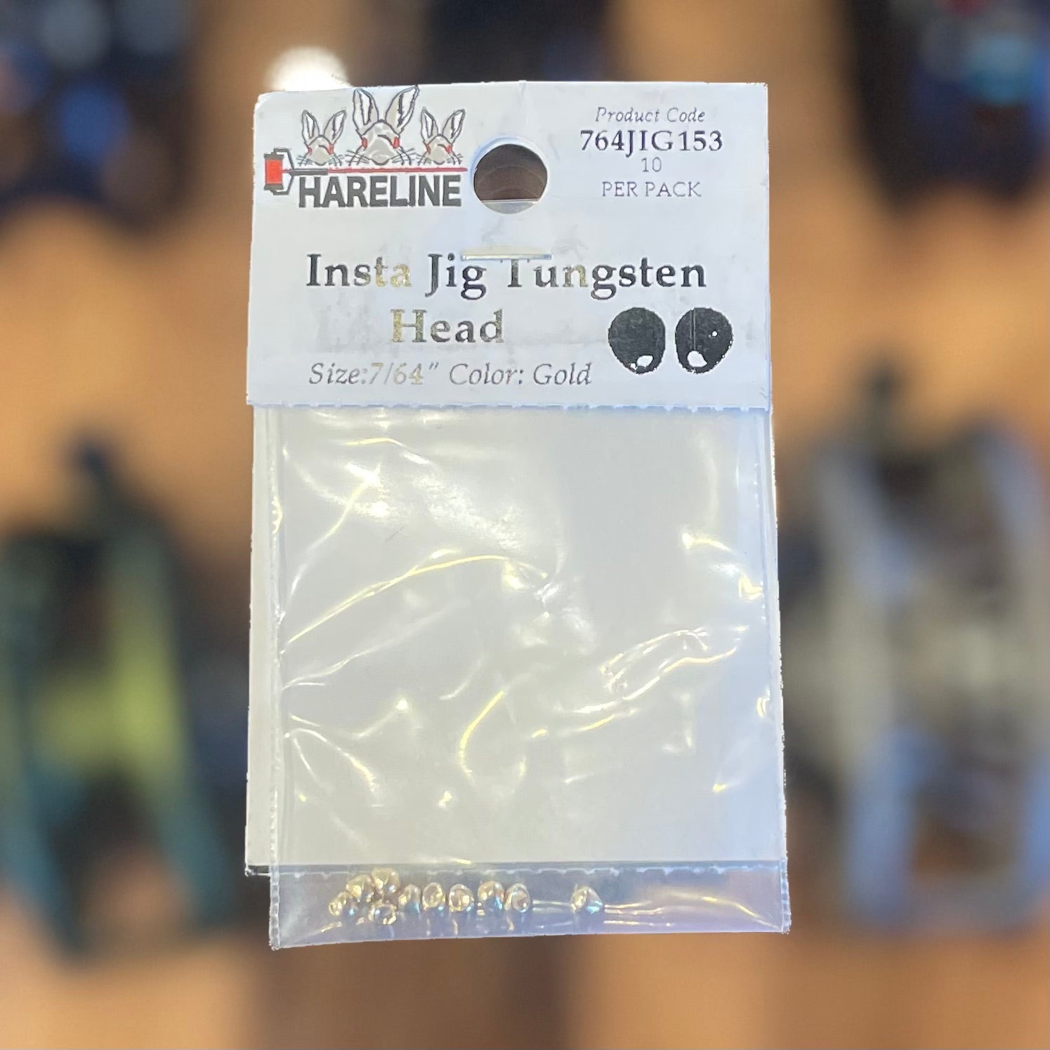 Hareline 7/64" 2.8mm Insta Jig Tungsten Head