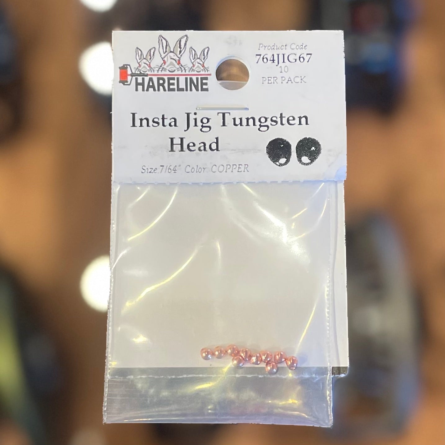 Hareline 7/64" 2.8mm Insta Jig Tungsten Head