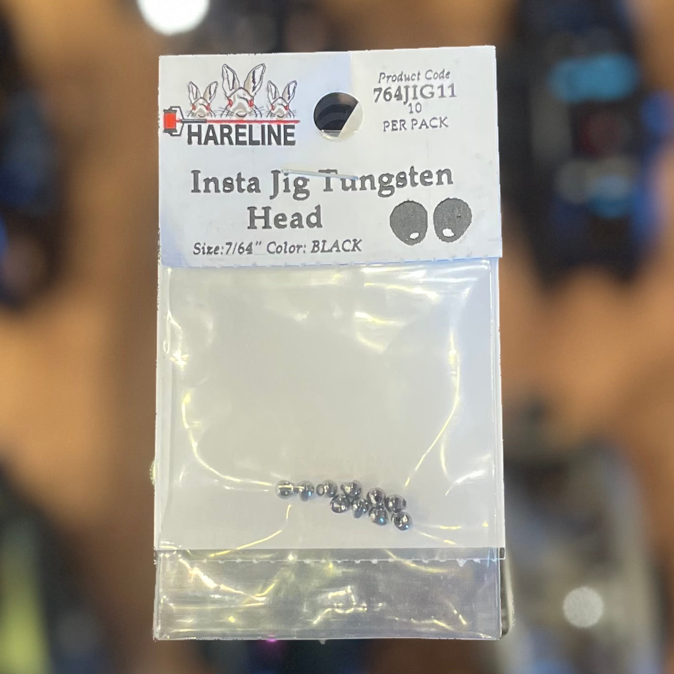 Hareline 7/64" 2.8mm Insta Jig Tungsten Head