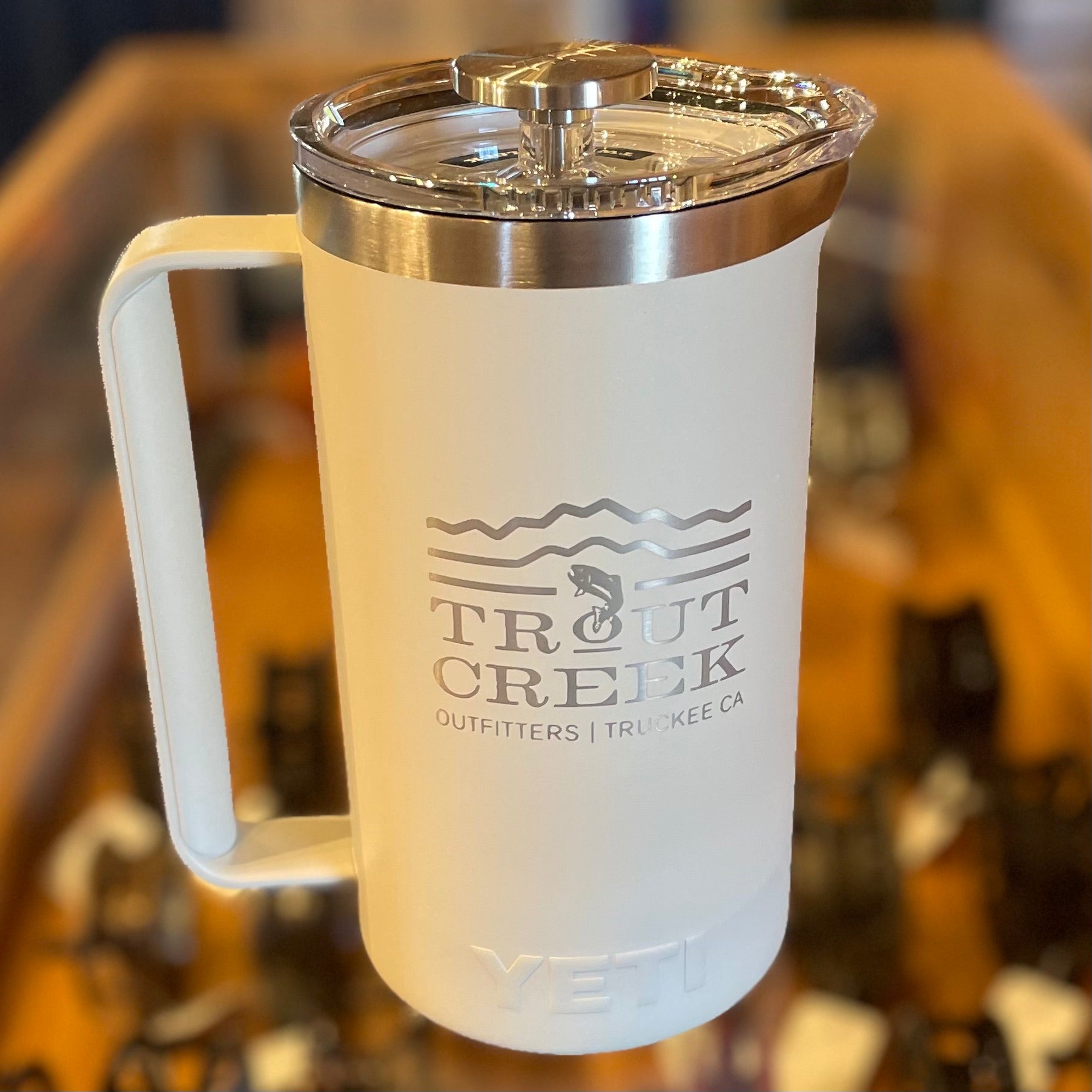 Yeti French Press W/ TCO Logo- 34 Oz.