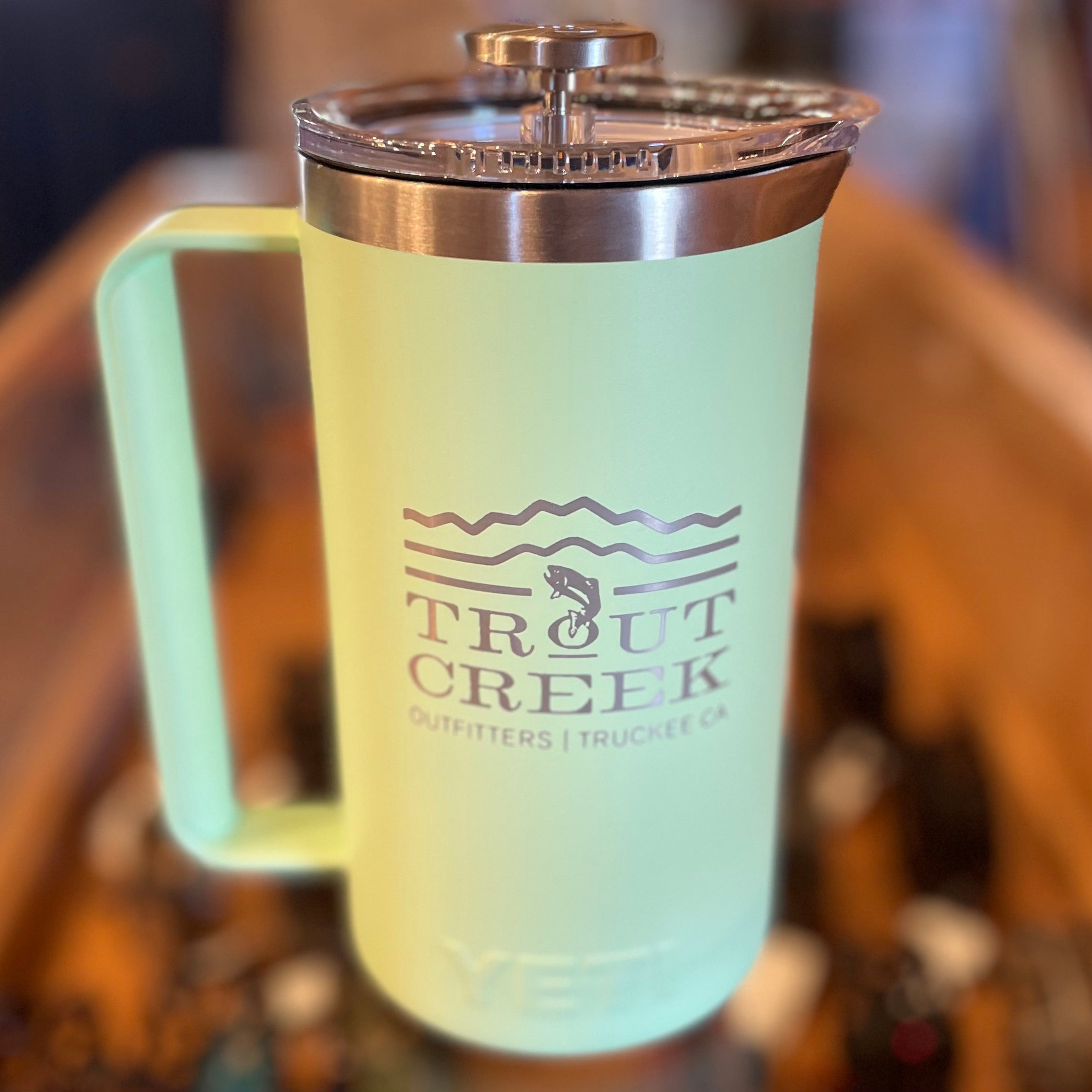 Yeti French Press W/ TCO Logo- 34 Oz.