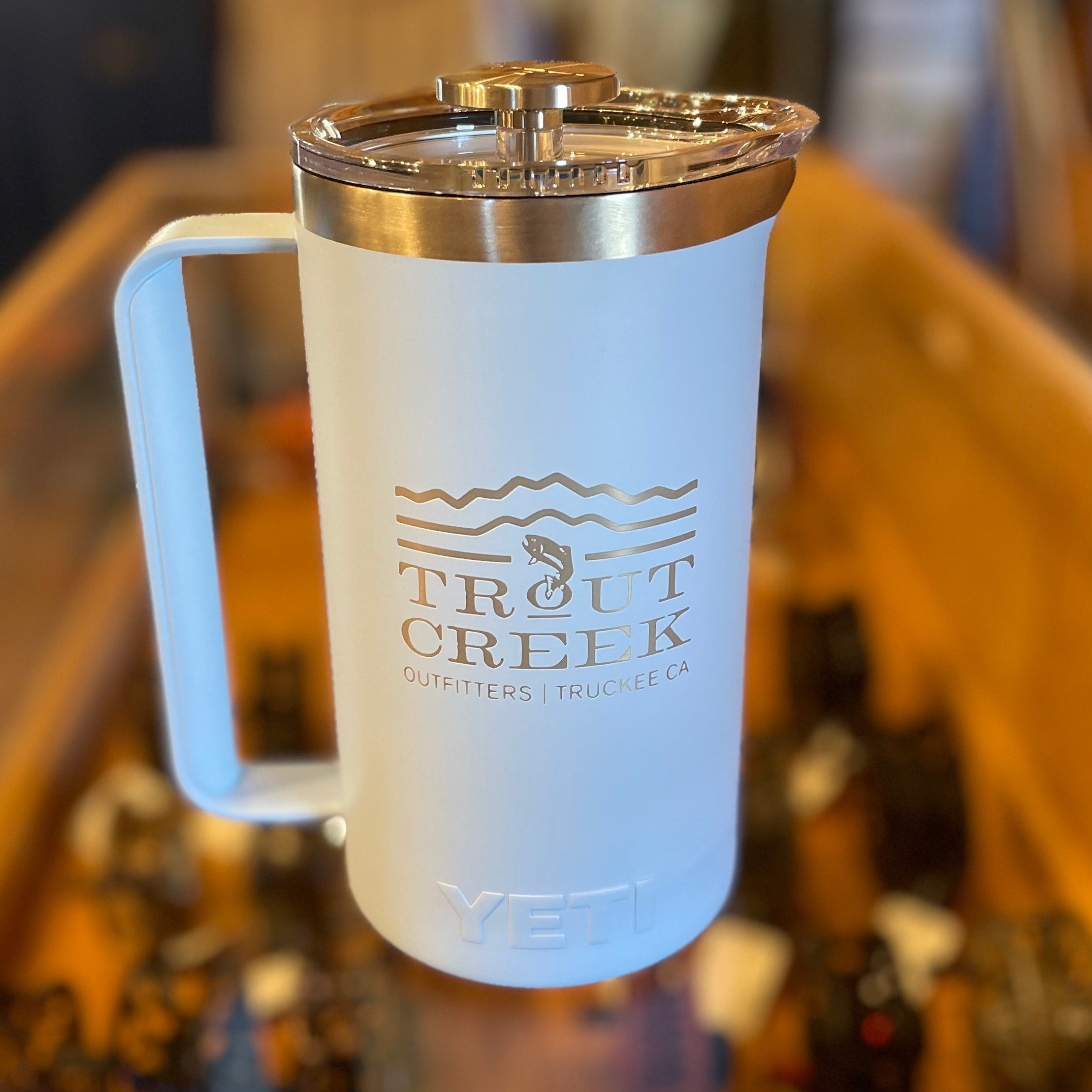 Yeti French Press W/ TCO Logo- 34 Oz.