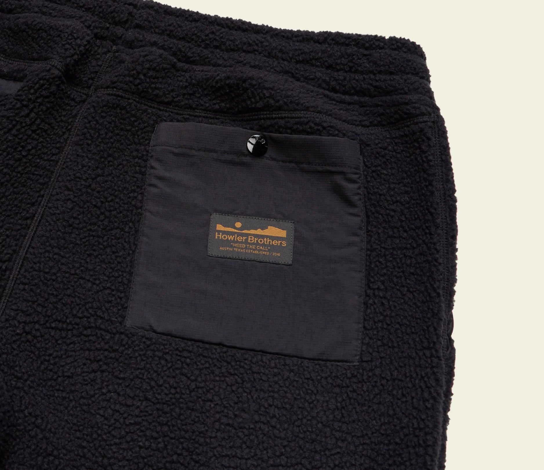 Howler Pelusa Fleece Pants - True Black
