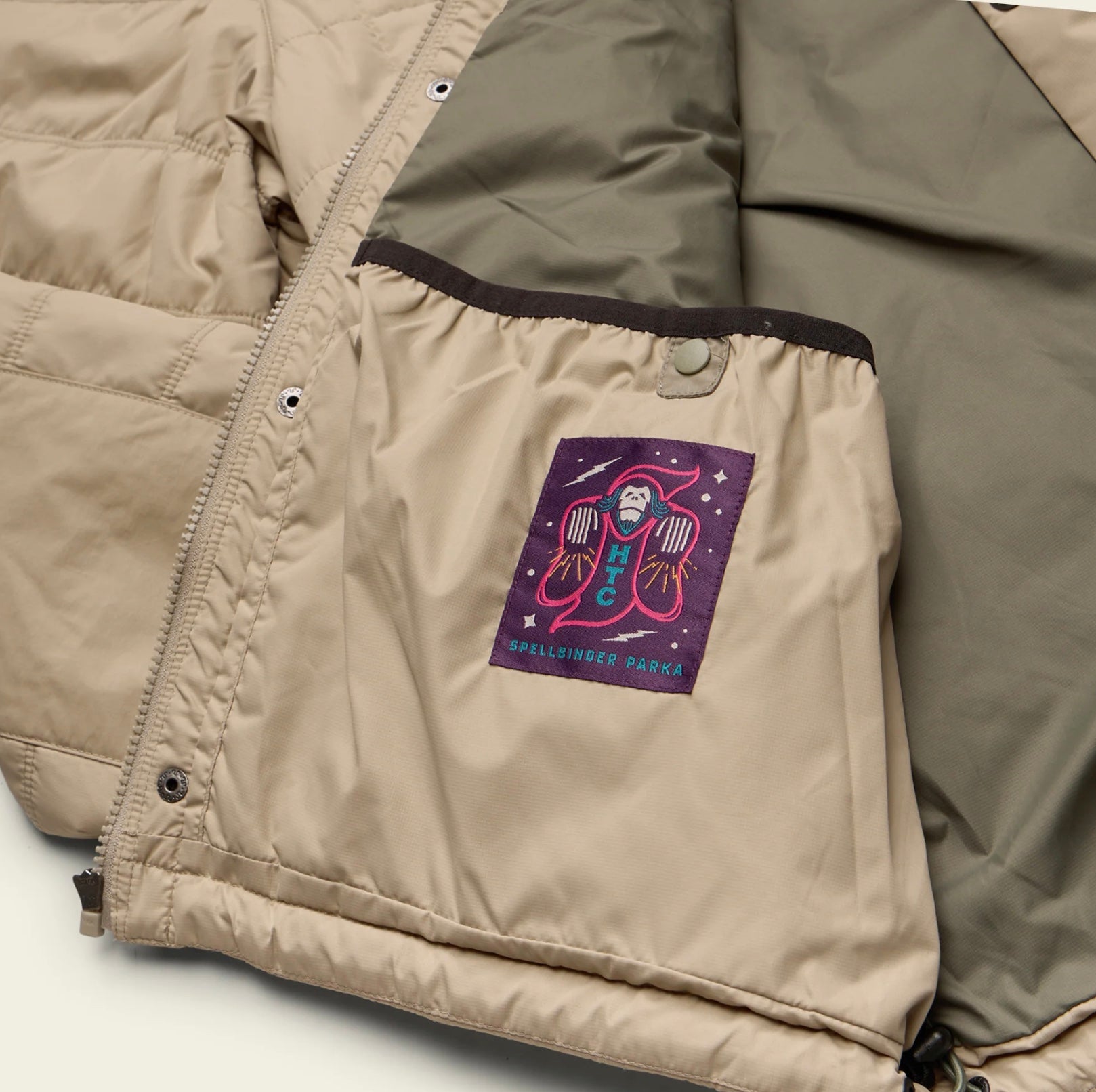 Howler Spellbinder Parka - Vetiver/Sand