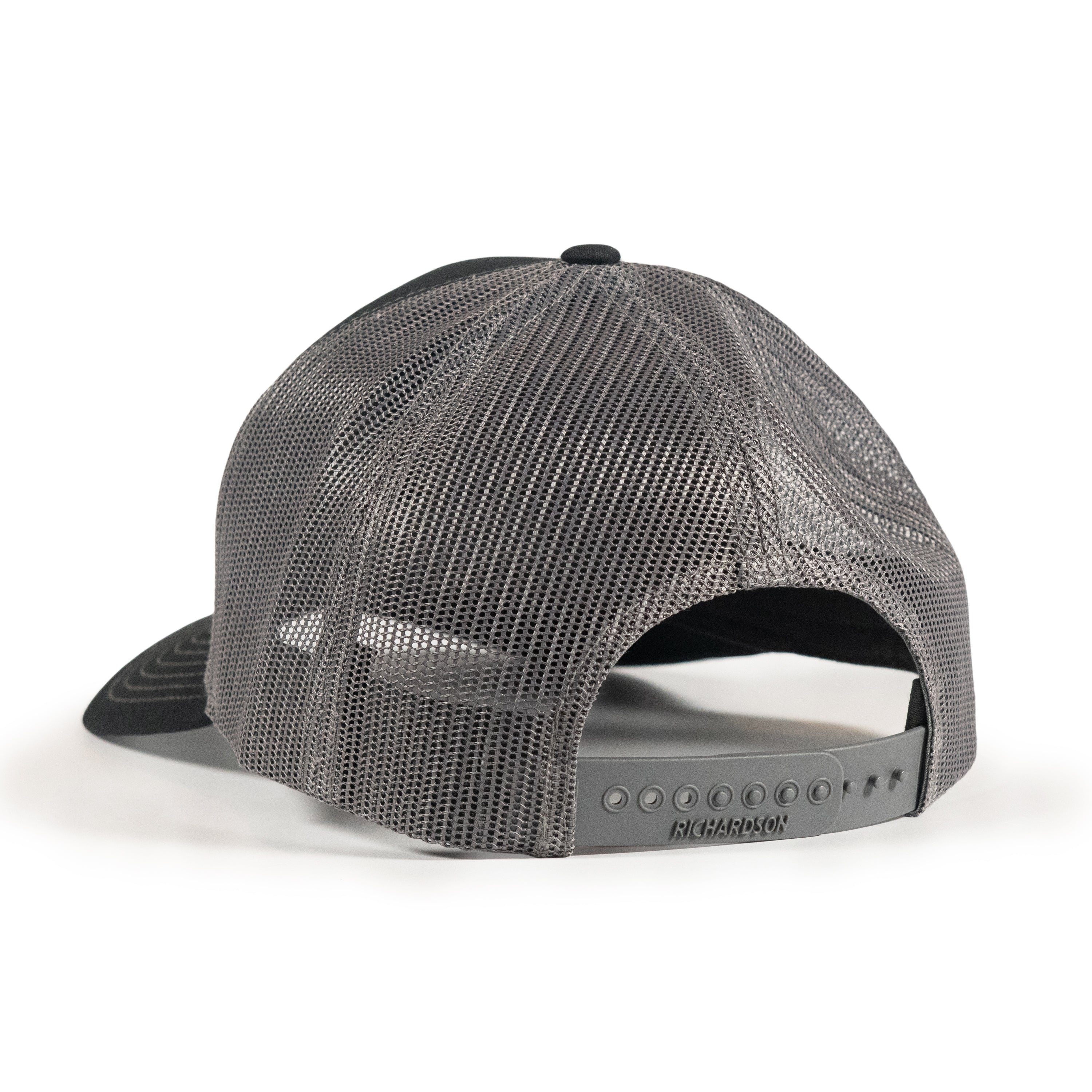 TCO Logo Trucker Hat W/ Embroidered Patch - Black/Gray