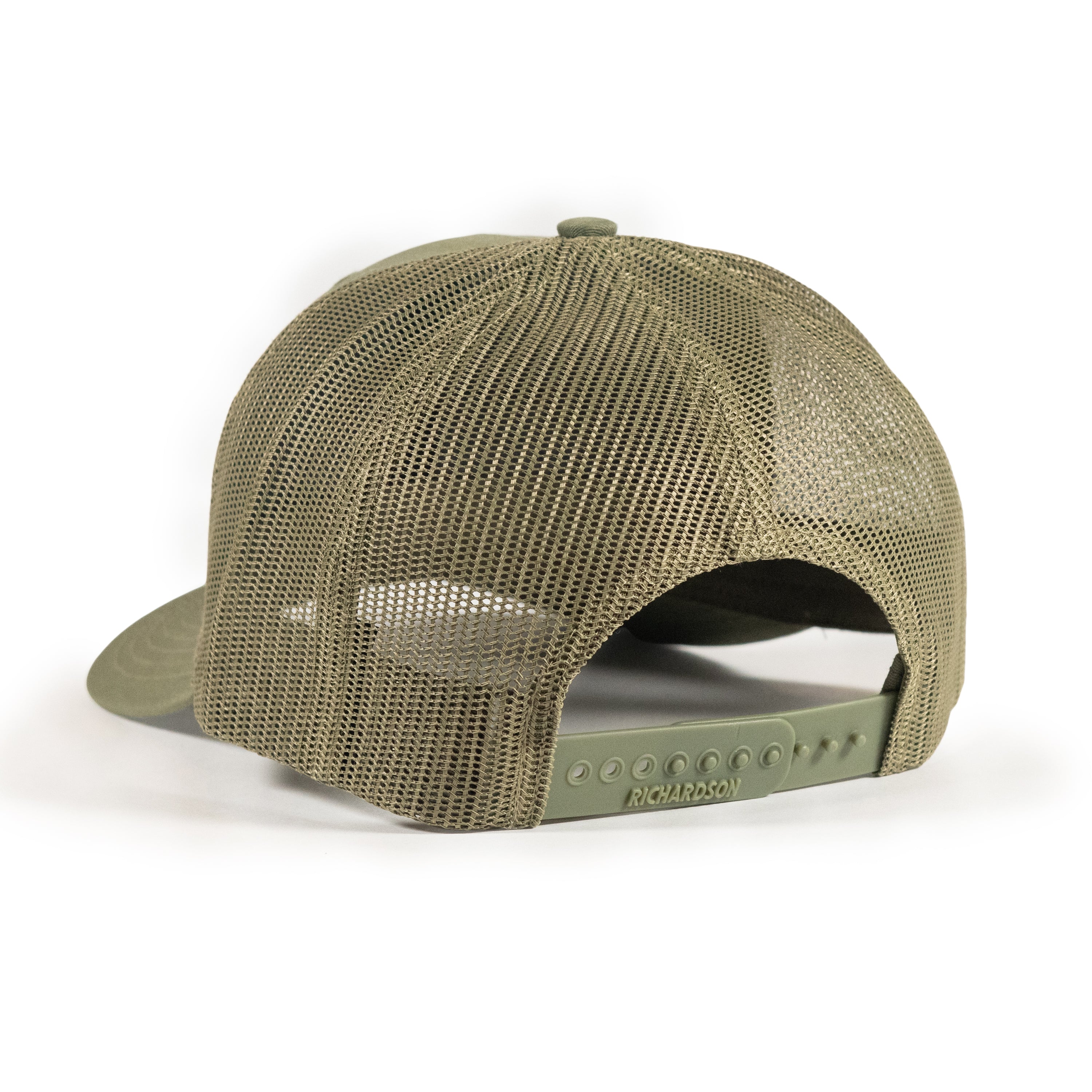 TCO Trucker Leather Patch - Olive