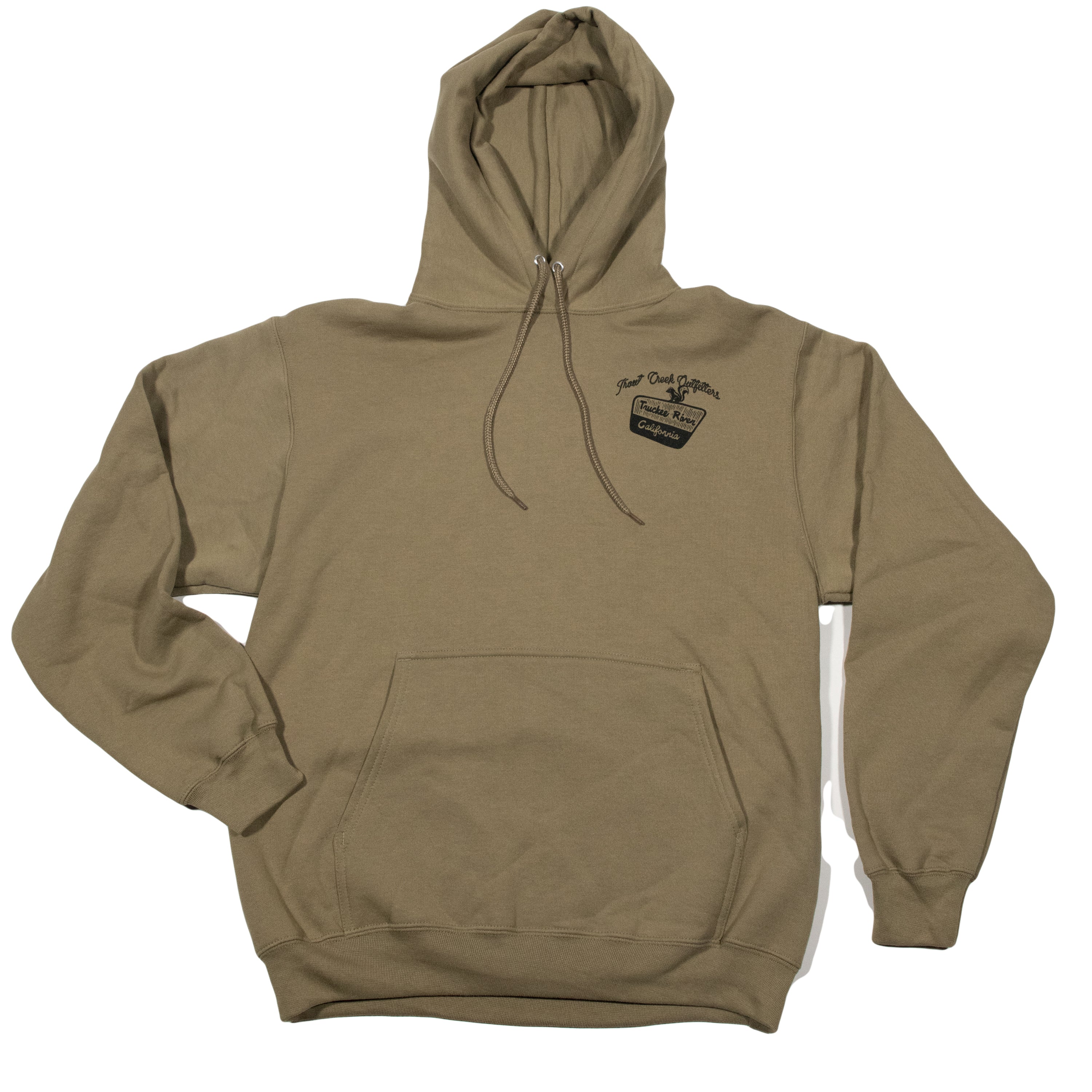 Toughest Trout Hoodie - Coyote Brown