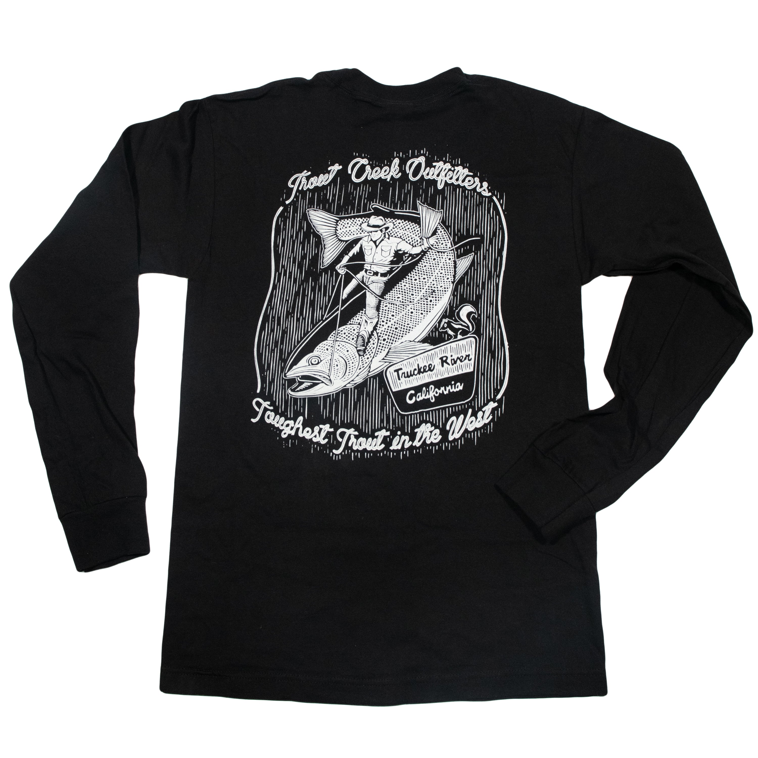 Toughest Trout Long Sleeve - Black