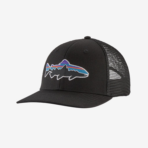 Patagonia Fitz Roy Trout Trucker Hat- Black