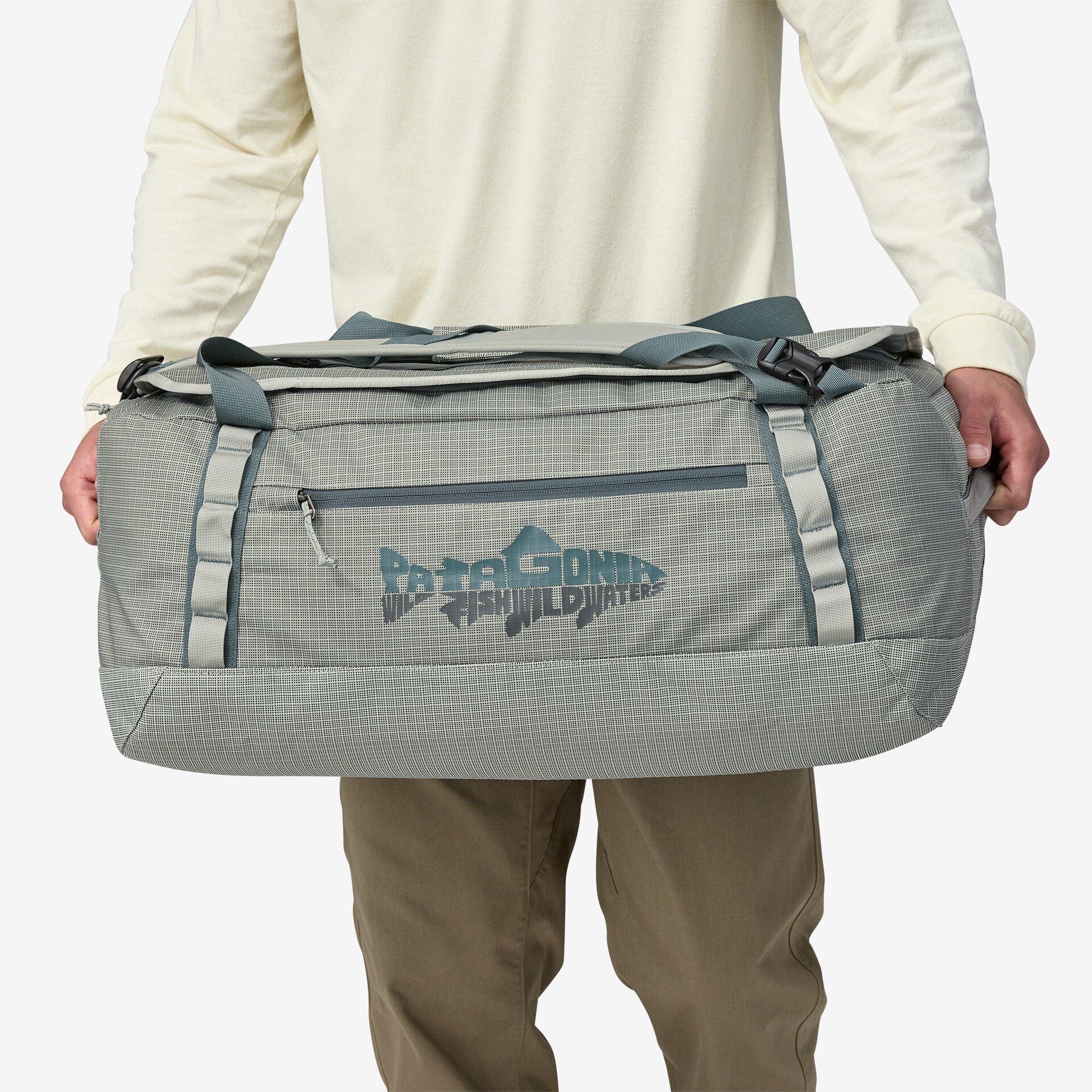 Patagonia Black Hole Duffel 55L - Wild Waterline Sleet Green