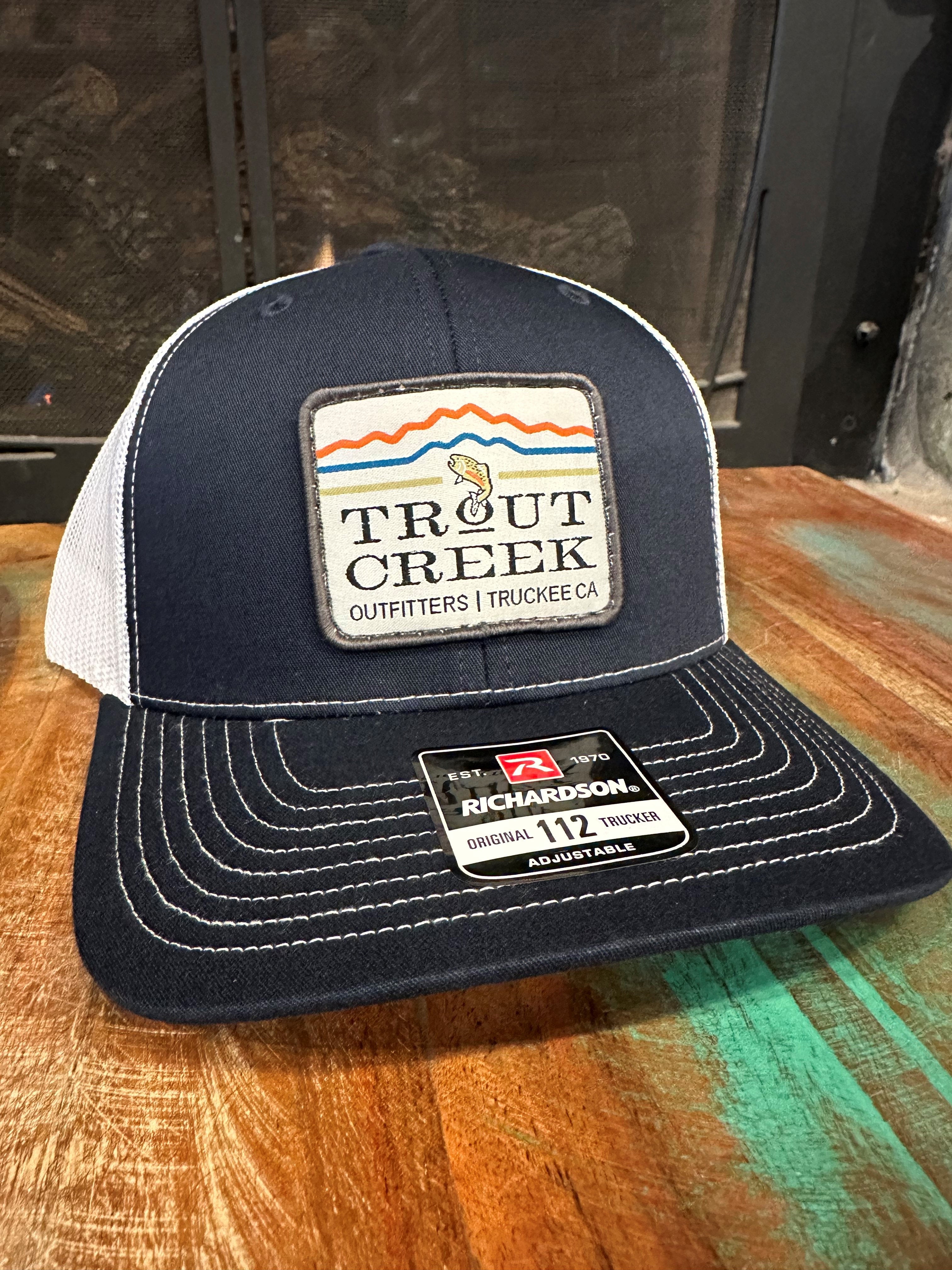 TCO Logo Trucker Hat W/ Embroidered Patch - Navy W/ White