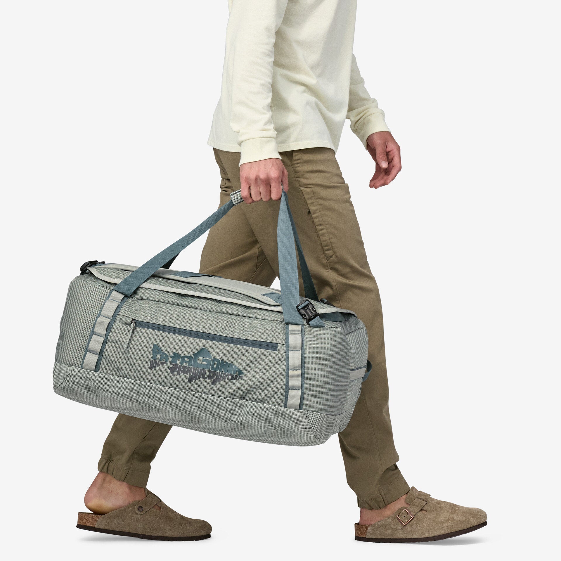 Patagonia Black Hole Duffel 55L - Wild Waterline Sleet Green