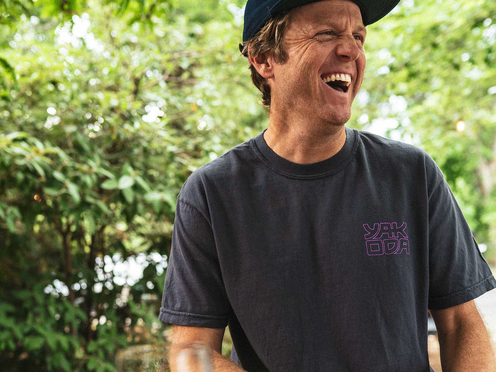 Yakoda Linear Canyon Tee- Graphite